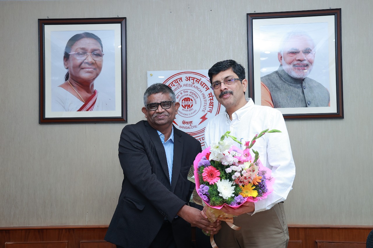 Visit of Shri Pankaj Agarwal, I.A.S, Secretary (Ministry of Power) and Shri Mahabir Prasad, I.R.A.S, Joint Secretary & Financial Adviser (Ministry of Power) to CPRI, Bengaluru on 22nd May 2025