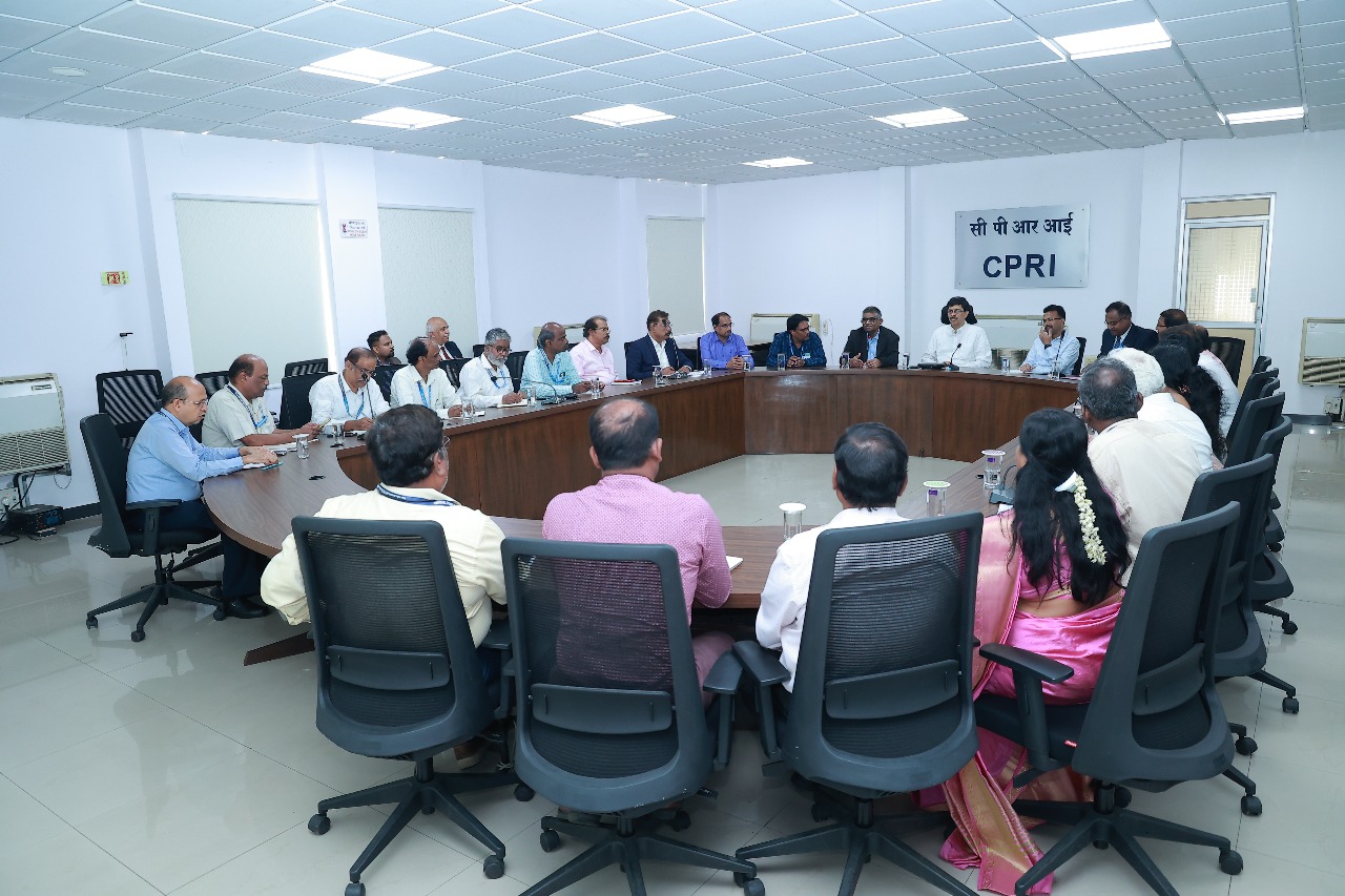 Visit of Shri Pankaj Agarwal, I.A.S, Secretary (Ministry of Power) and Shri Mahabir Prasad, I.R.A.S, Joint Secretary & Financial Adviser (Ministry of Power) to CPRI, Bengaluru on 22nd May 2025