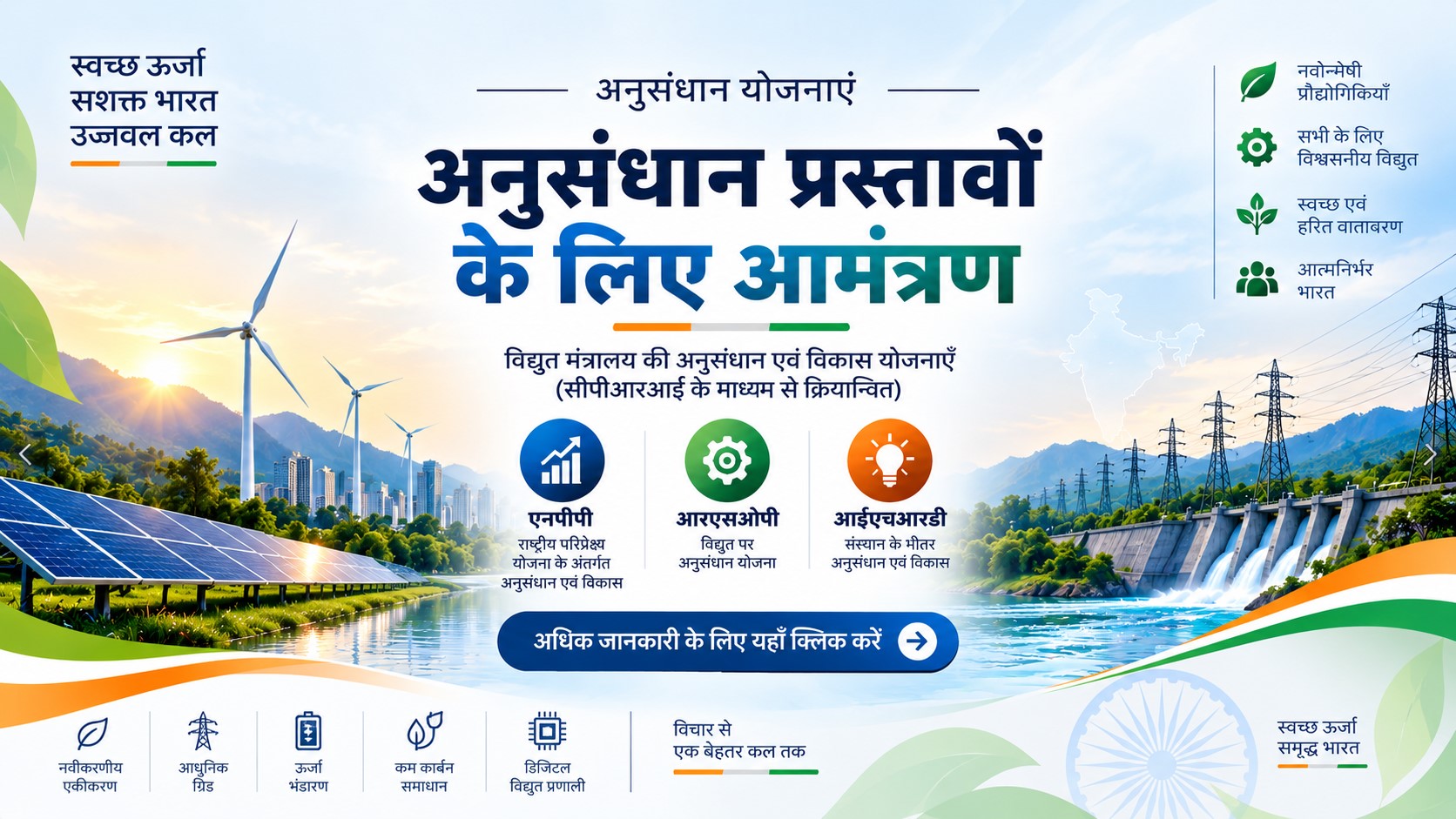 रिसर्च स्कीम के तहत प्रस्ताव के लिए आमंत्रण